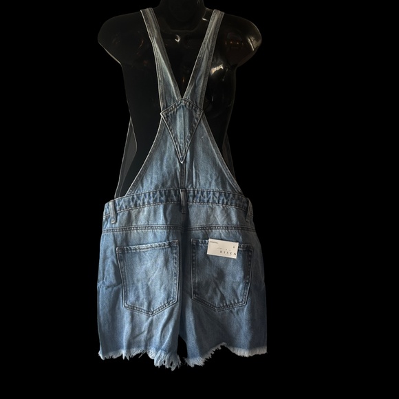 NWT Shop Talulah Distressed short tail Risen Overalls - Picture 2 of 5